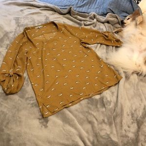 Dachshund Polka-dot blouse (dog not included haha)